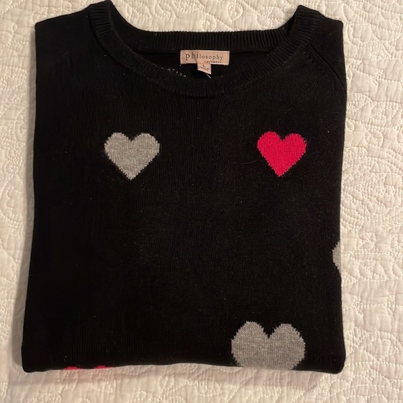 PHILOSOPHY Valentine’s cashmere sweater size L - Picture 4 of 4